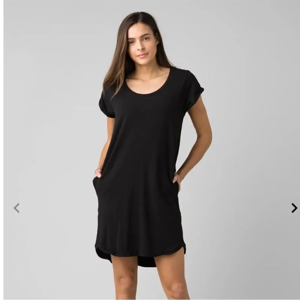 Prana Bon Vivante Black Dress Women Size M